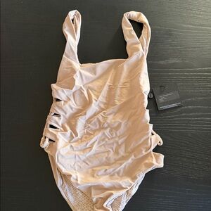 Acacia Swimwear Light Beige One-Piece